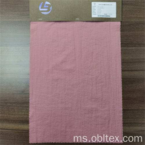 Obl21-2124 Nylon Ripstop Fabric untuk kot kulit.